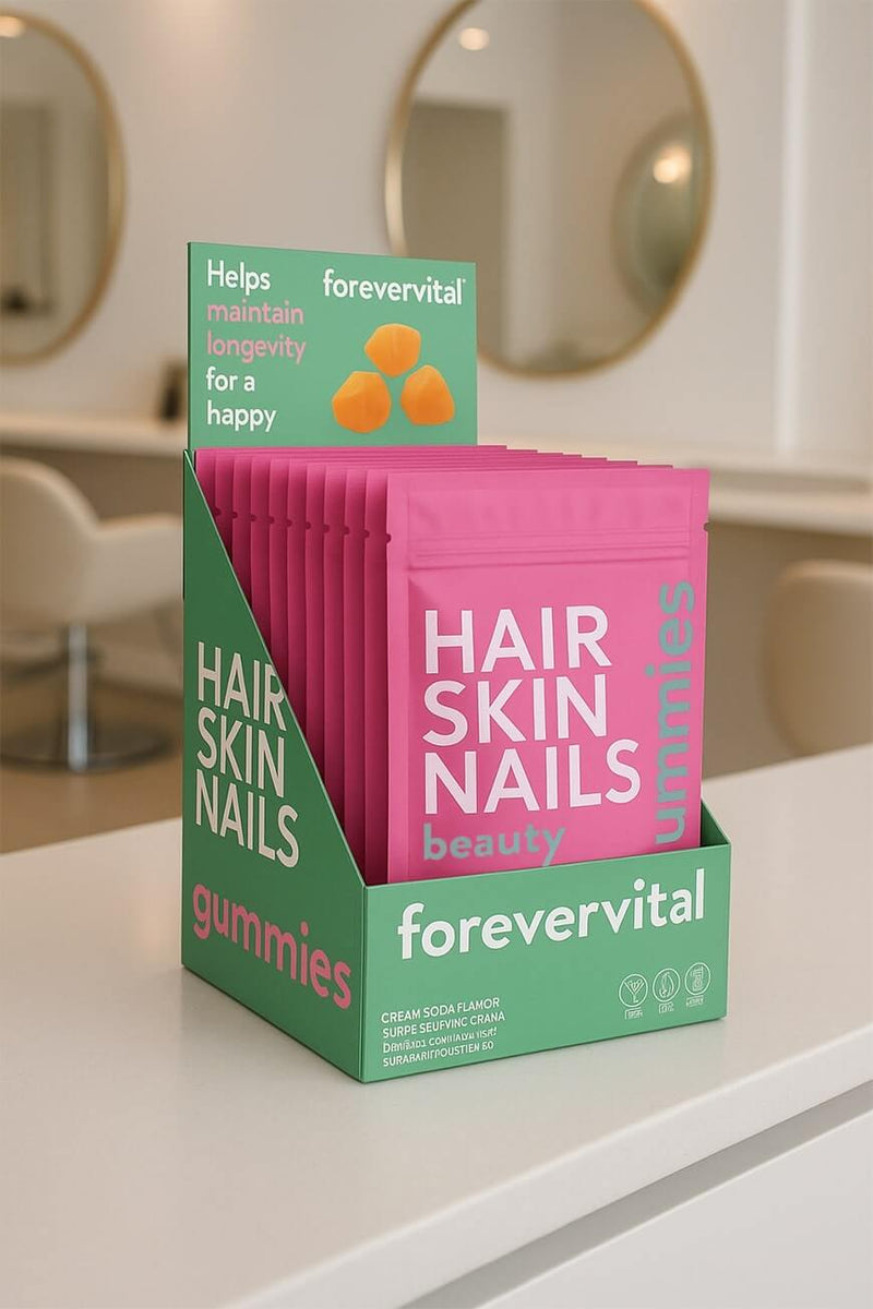 Forevervital Hair, Skin And Nails Dispenser x10