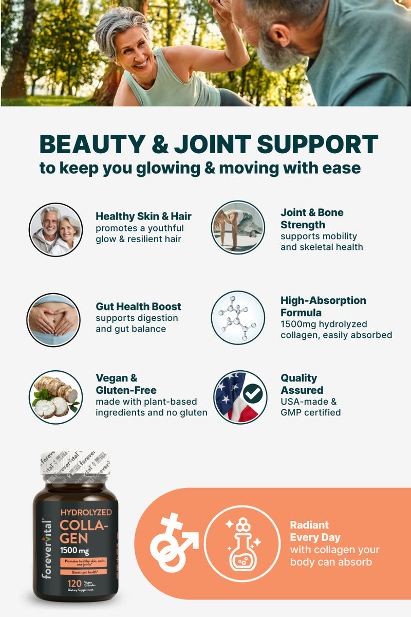 Forevervital Hydrolyzed Collagen 1500mg