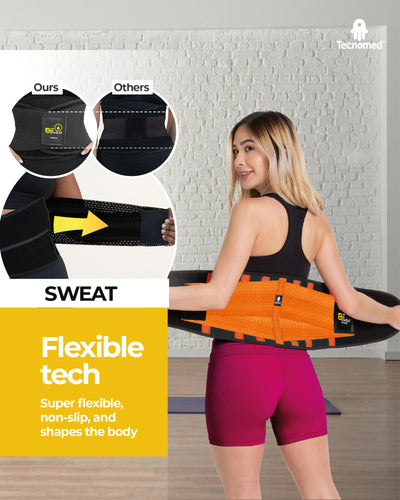 Neoprene Gym Belt Ez Sweat by Tecnomed