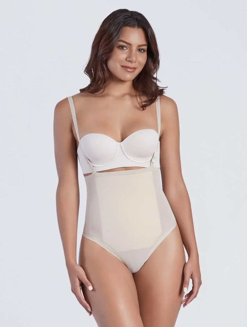 Convertible Strap Thermal Thong Bodysuit Shaperlove